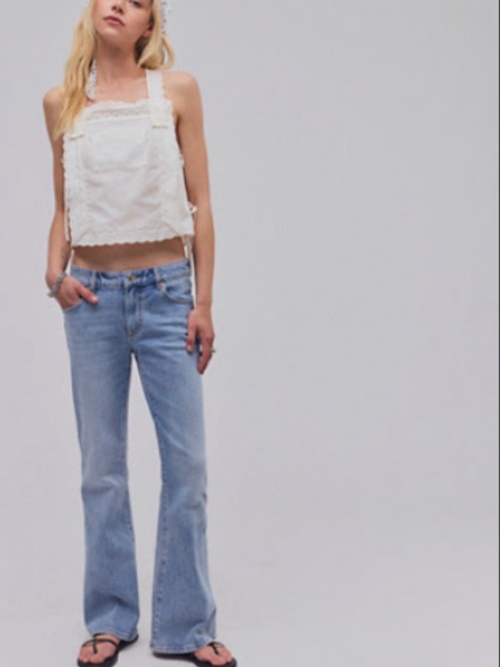 ROLLA'S Light Blue Flare Jeans